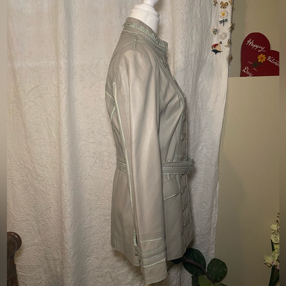 Ébène by P. Assuline Lamb Skin Leather Jacket - Picture 7 of 15